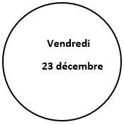 Vendredi 23 décembre