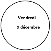 Vendredi 9 décembre