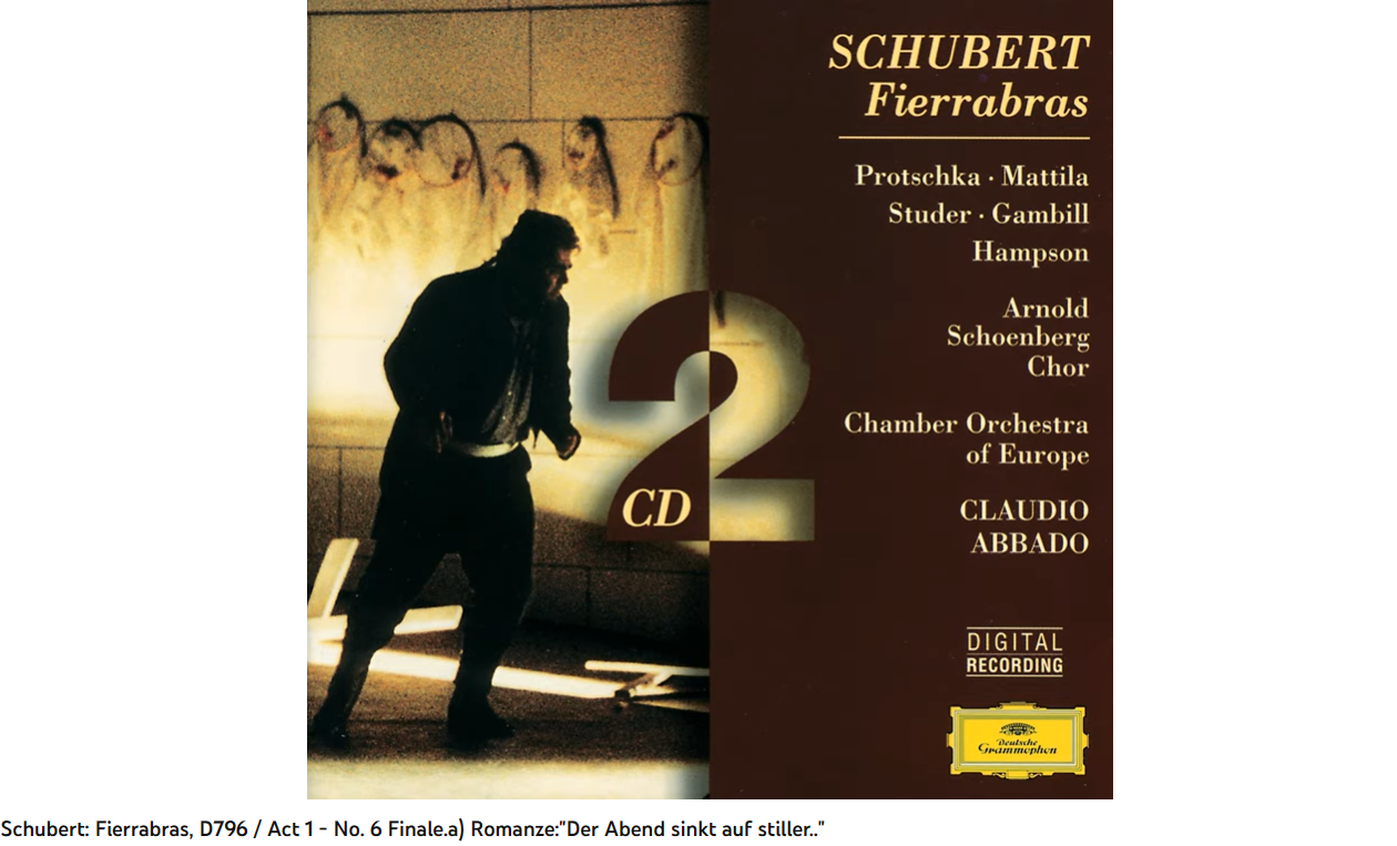 Schubert Fierrabras Der Abend sinkt auf stiller
