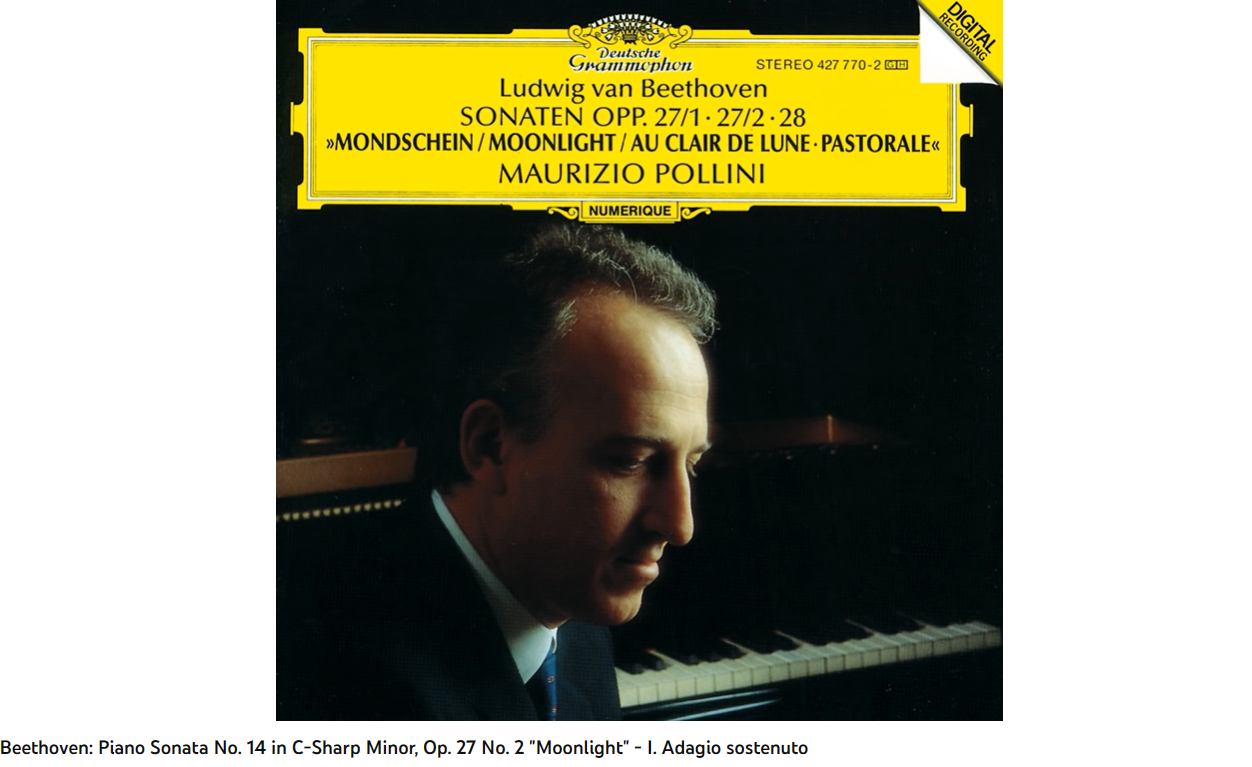 Beethoven Sonate 14 Clair de lune Adagio sostenuto