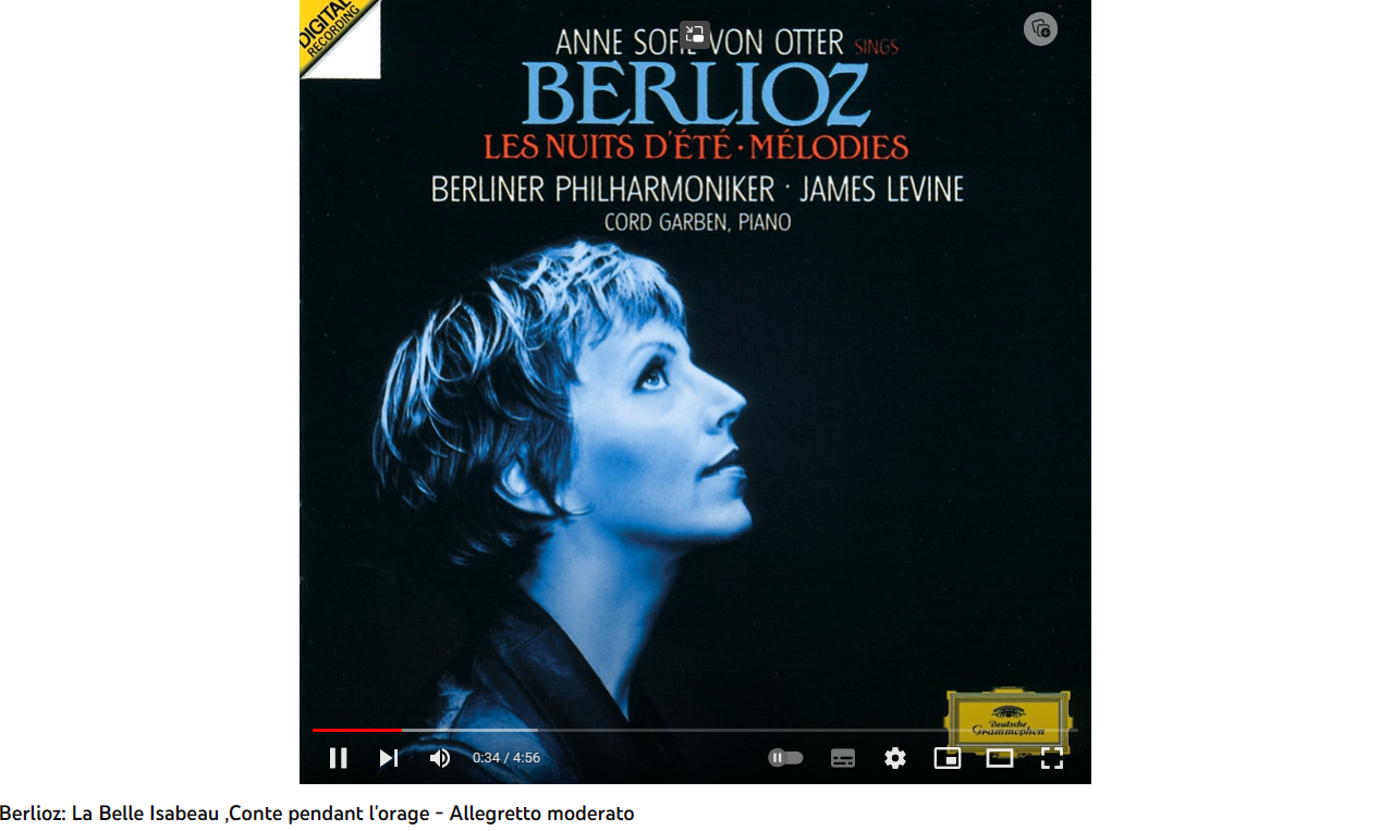 Berlioz la Belle Isabeau, Conte pendant l'orage