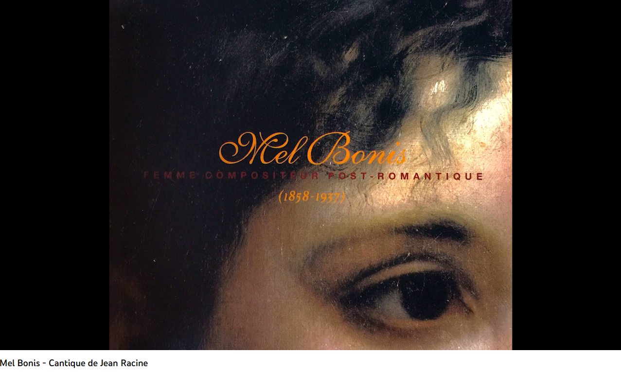 Bonis Cantique de Jean Racine