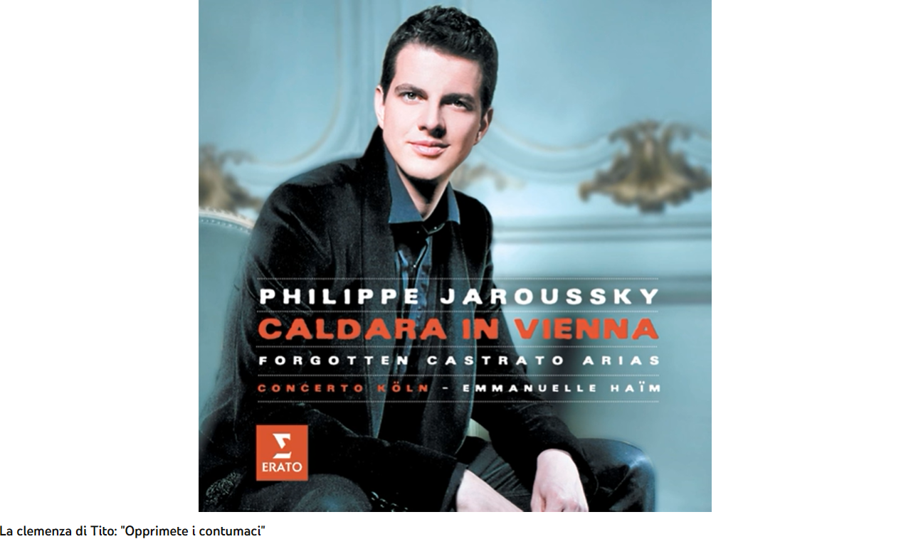 Caldara (Metastase) la Clemenza di tito