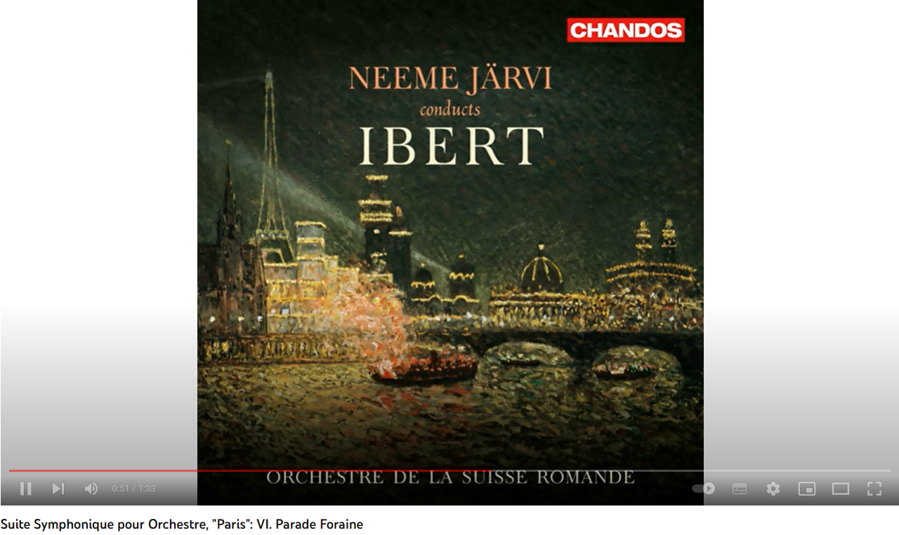 Ibert Paris Parade foraine