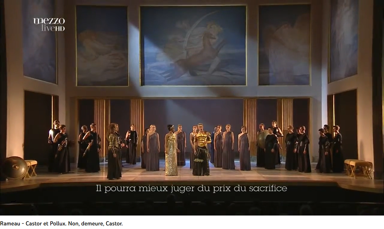 Rameau Castor et Pollux Non, demeure, Castor