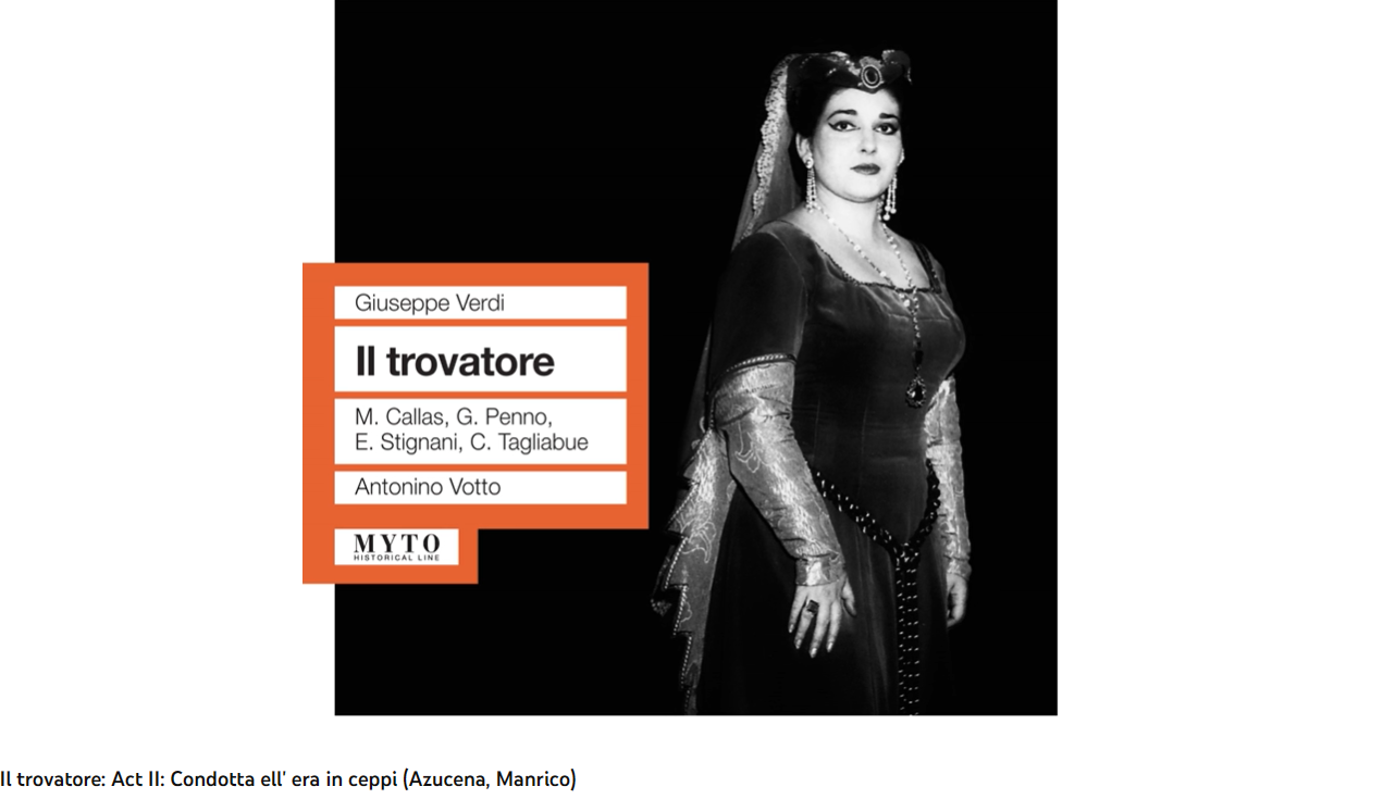 Verdi Il trovatore Condotta ell'era in ceppi