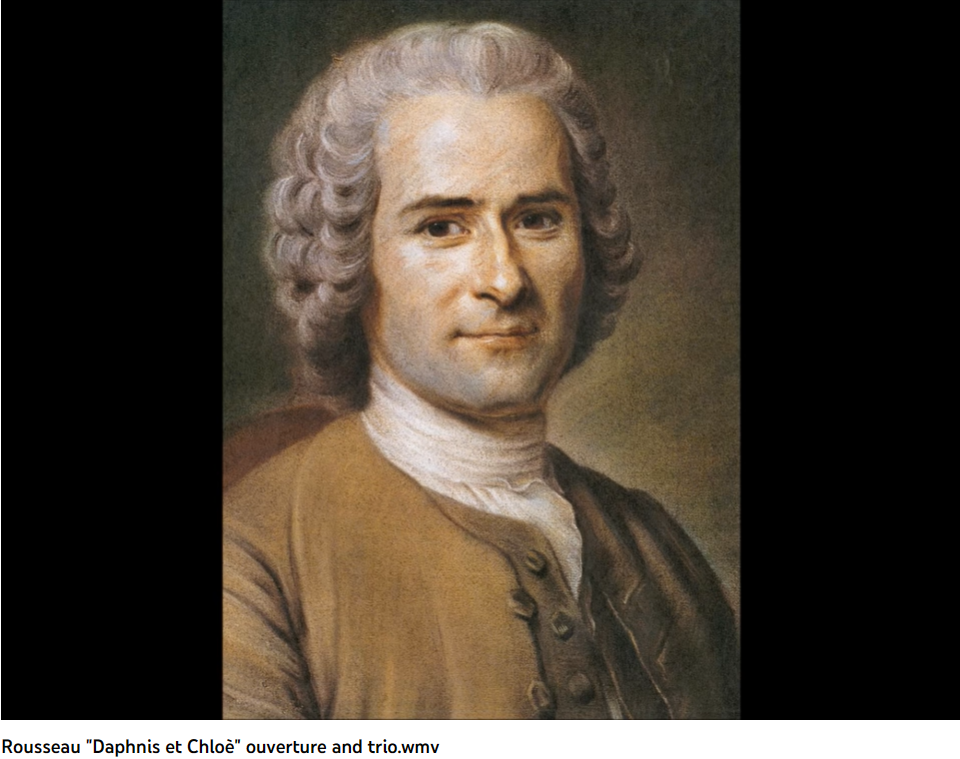 Rousseau Daphnis et Chloé