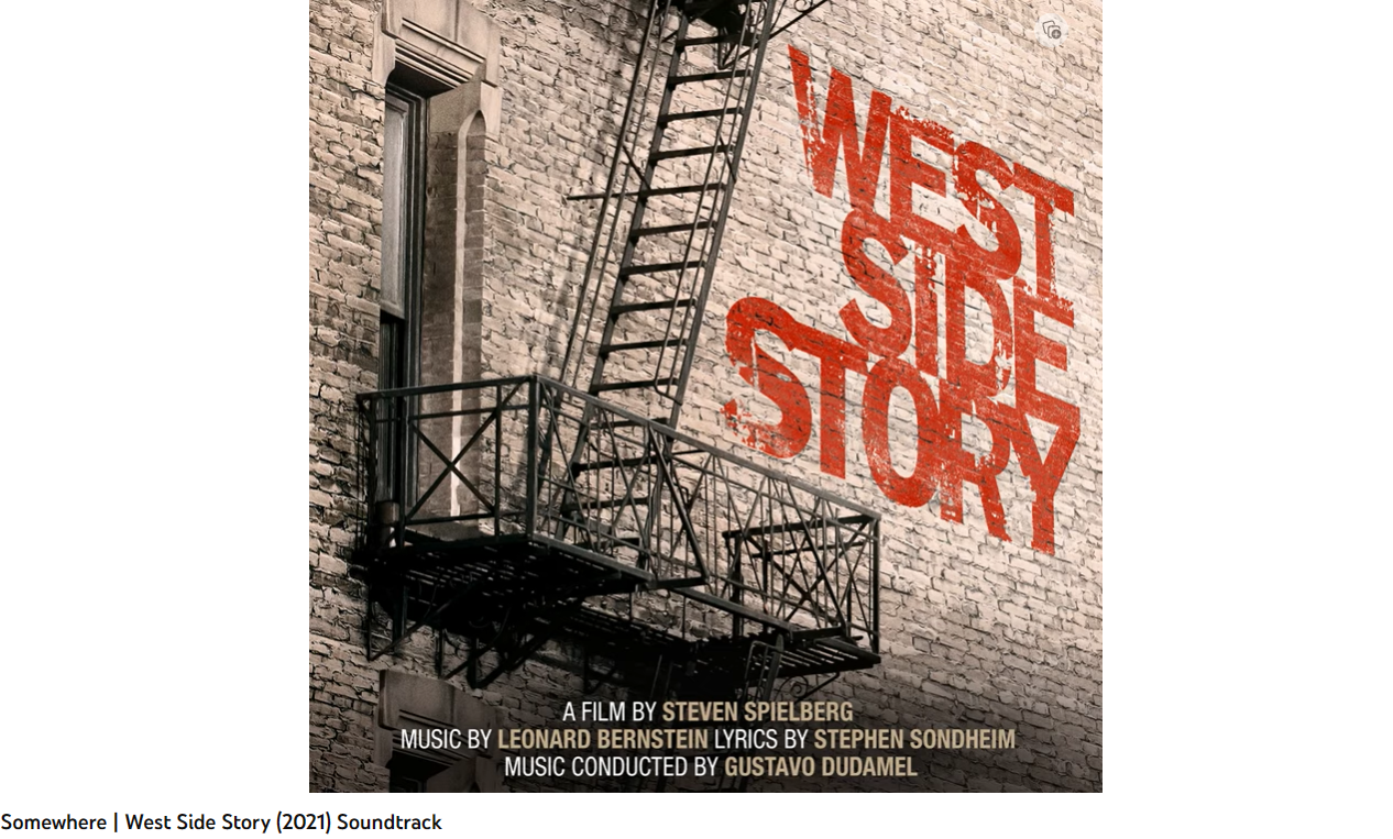 Bernstein West side Story Somewhere