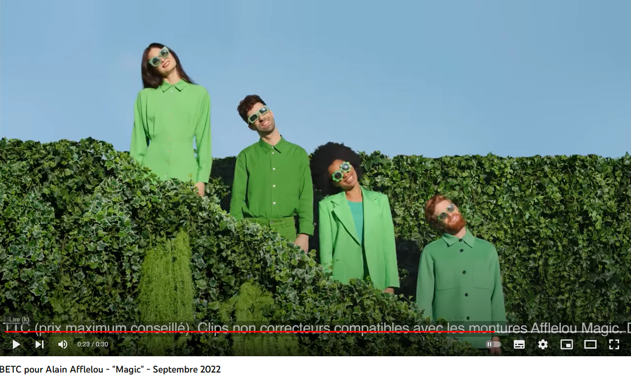 Brahms Danse hongroise pub pour Afflelou (2022)