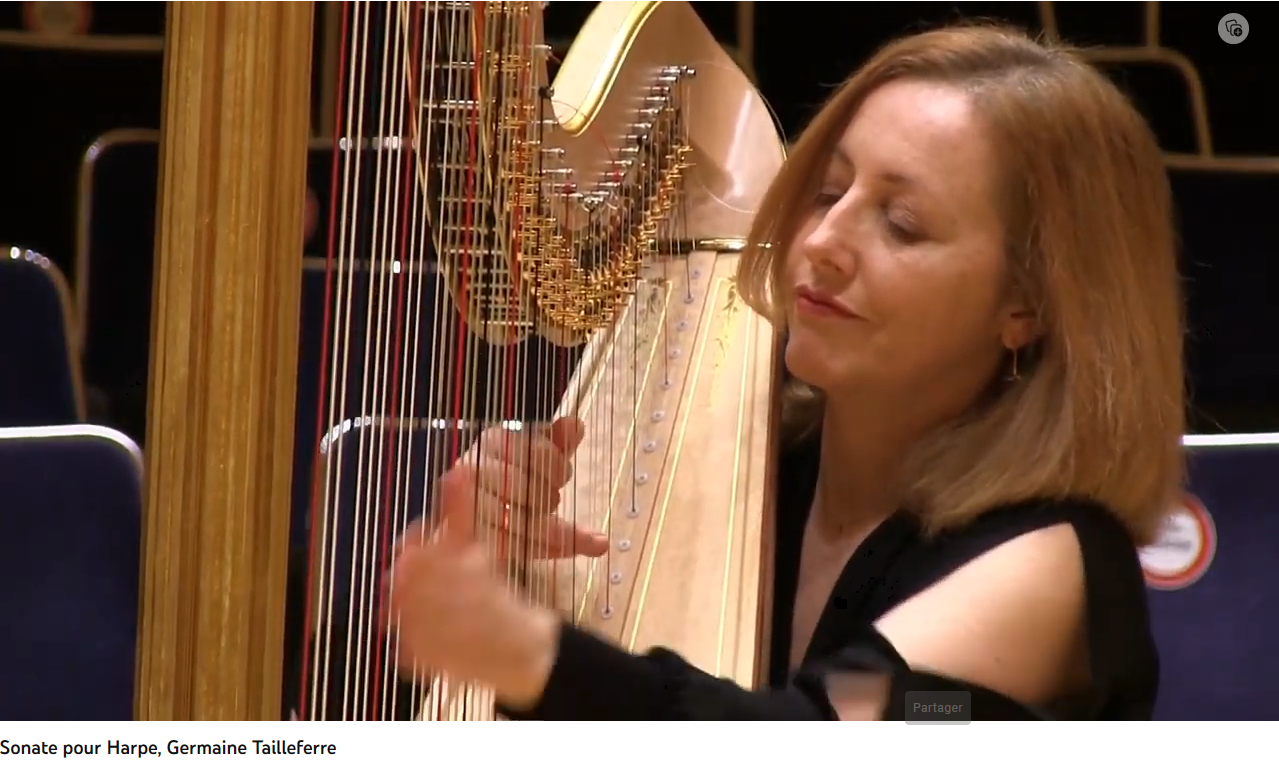 Tailleferre sonate pour harpe