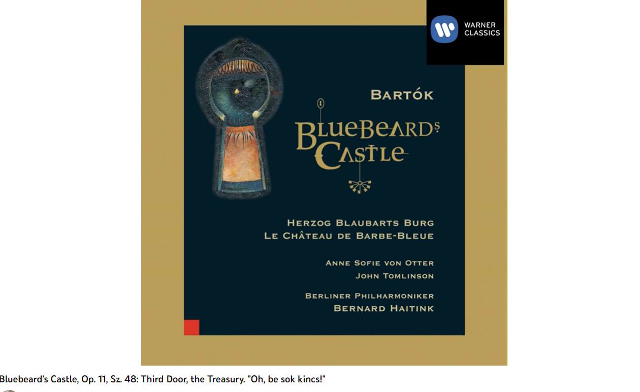 Bartok le château de Barbe-bleue la deuxième porte