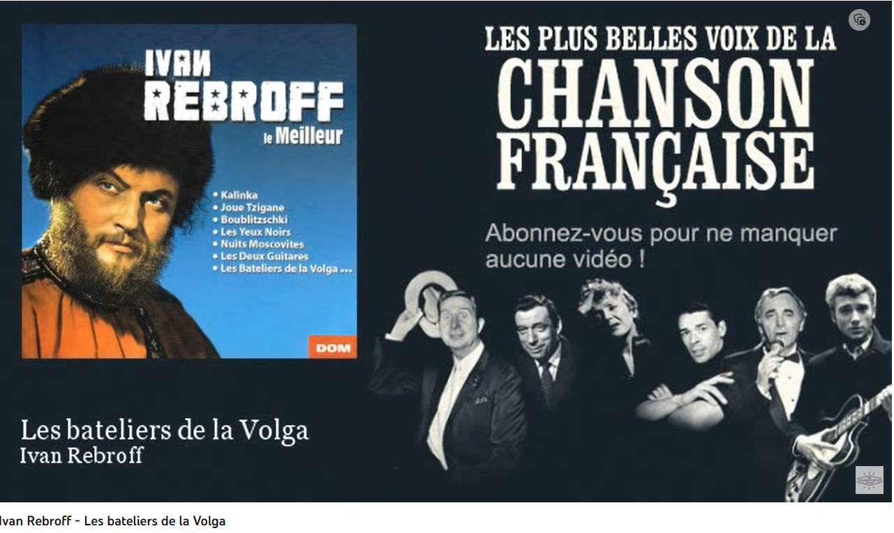 Les bateliers de la Volga (Rebroff)