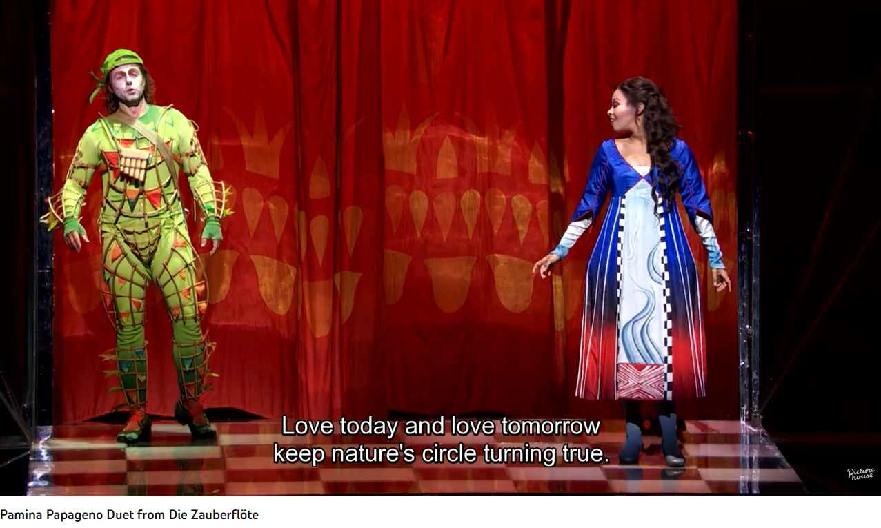 Mozart Zauberflöte Duo Pamina Papageno