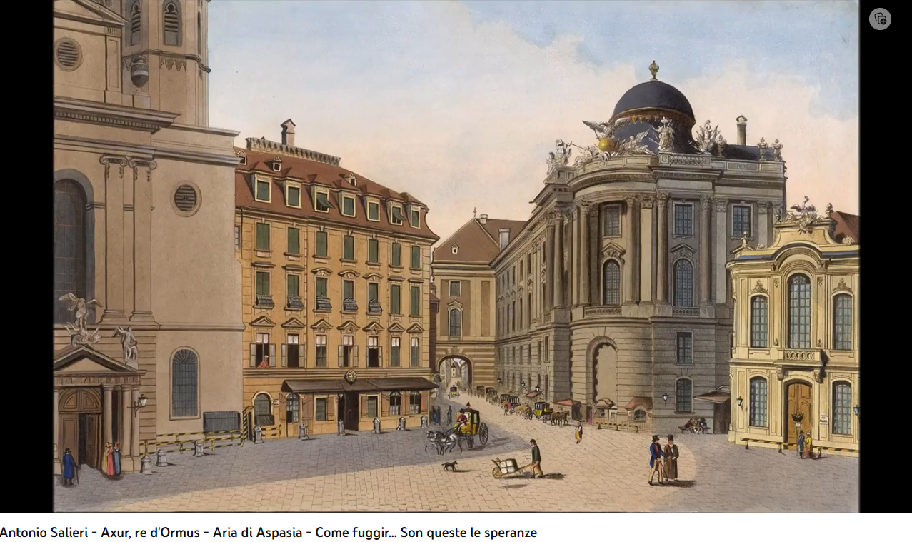 Salieri Axur, re d'Ormus come fuggir... Son queste le speranze