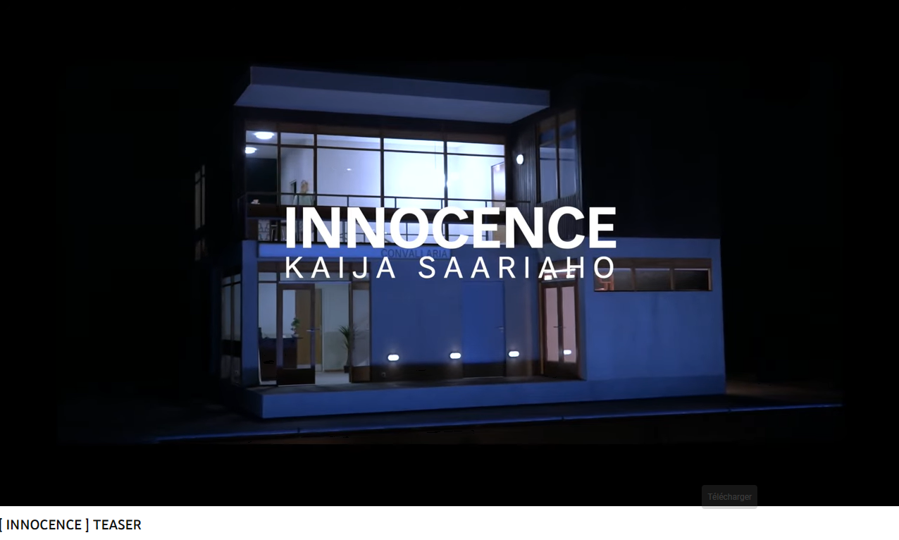 Saariaho Innocence (bande annonce)