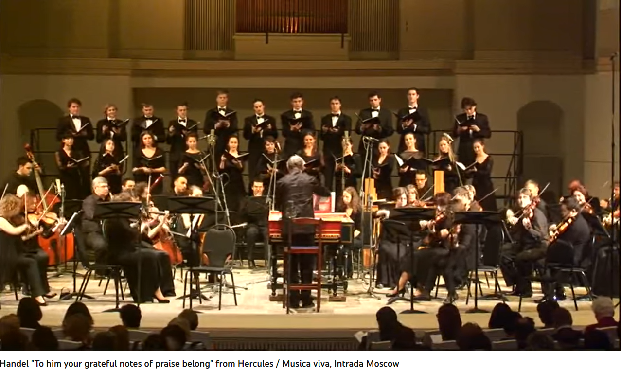 Haendel Hercules To him your grateful notes of praise belong