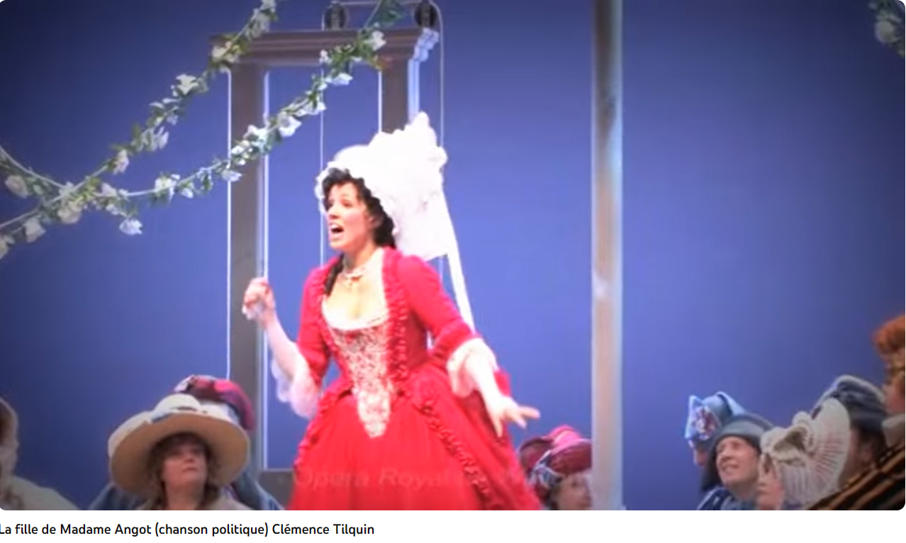 Lecoq la Fille de madame Angot chanson politique
