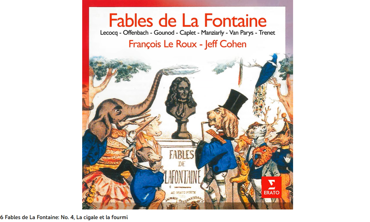 Saint-Saëns la Cigale et la Fourmi