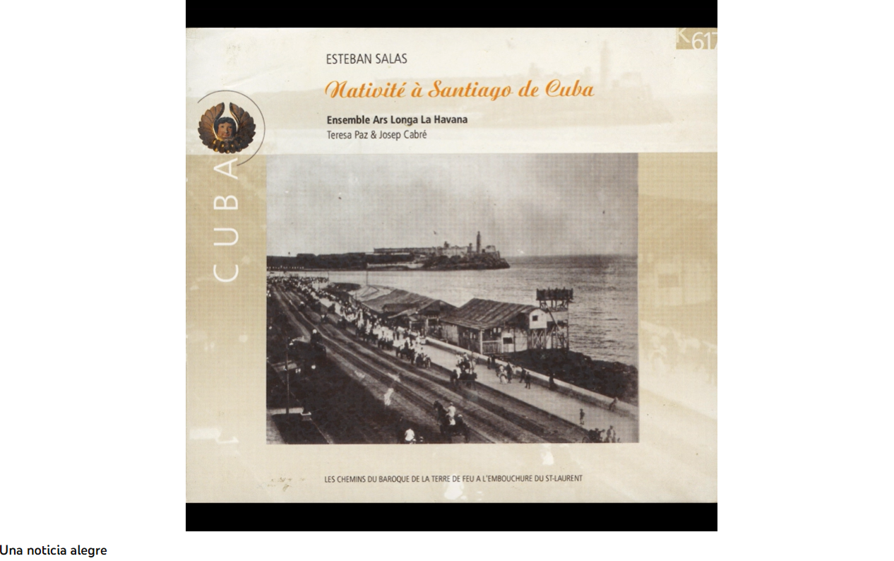 Salas Una noticia alegre