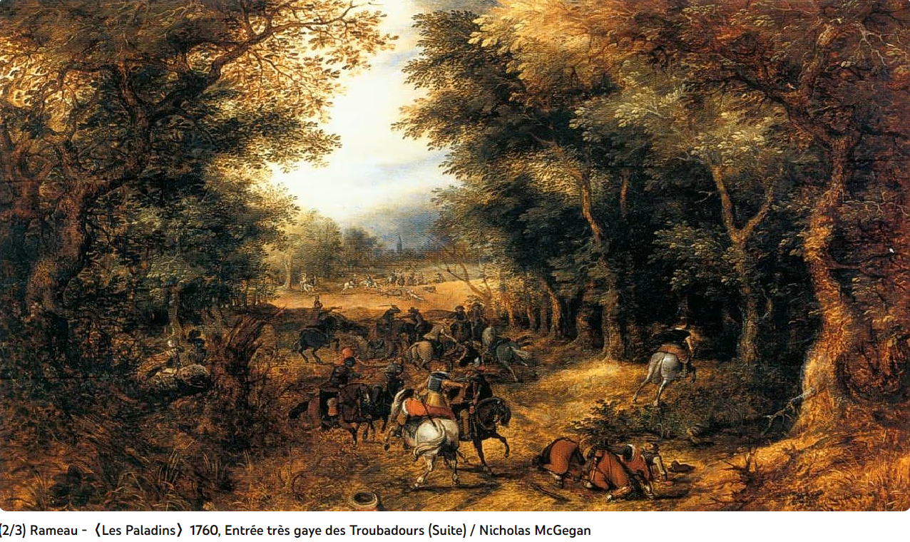 Rameau les Paladins Entrée très gaye des Troubadours