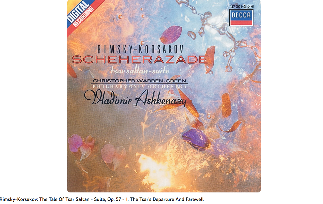 Rimsky-Korsakov Le Conte du tsar Saltan Suite