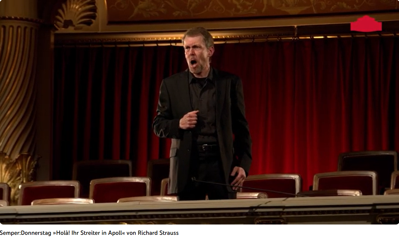 Strauss Capriccio Holà Ihr streiter in Apoll