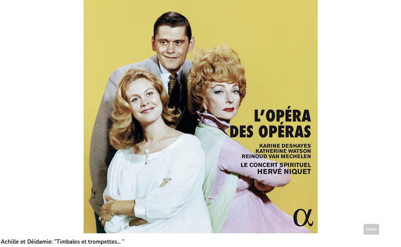 Campra Achille et Déidamie Timbales et trompettes