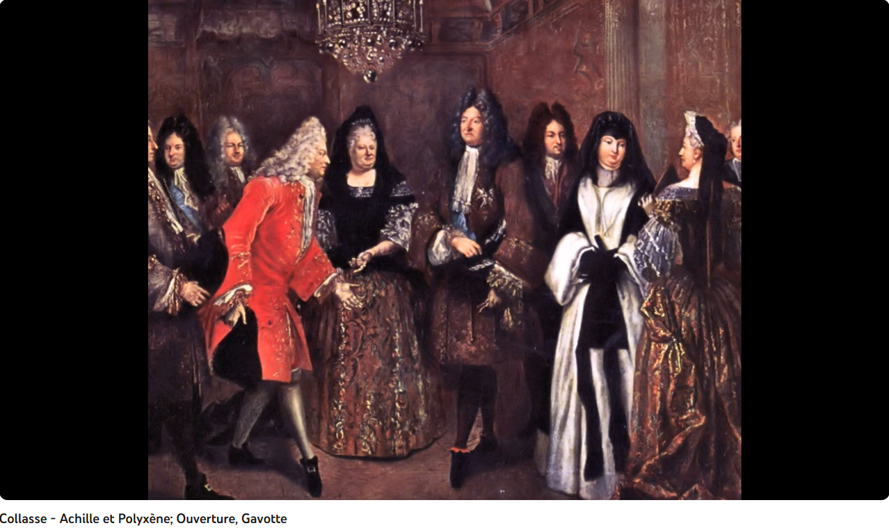 Lully Colasse Achille et Plyxène ouverture