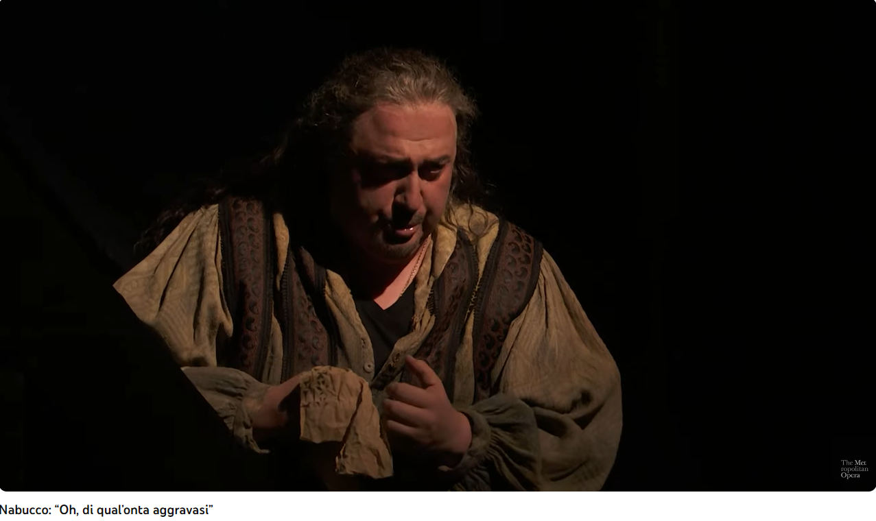 Verdi Nabucco Oh, di qual'onta aggravasi