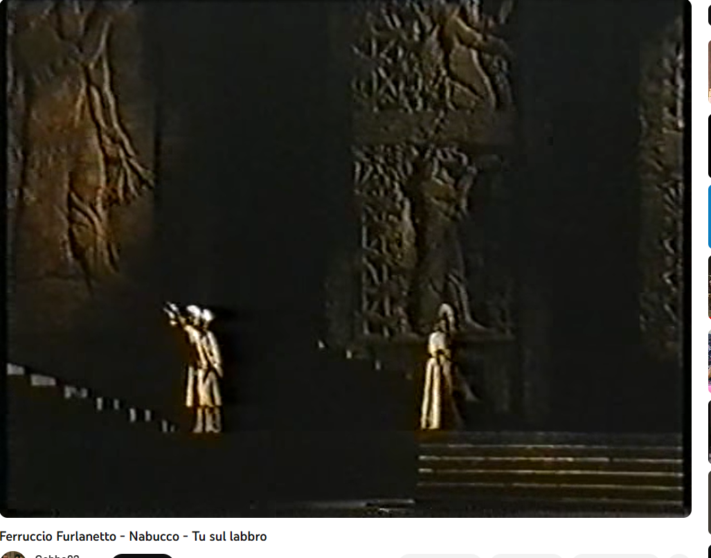 Verdi Nabucco Tu sul labbro